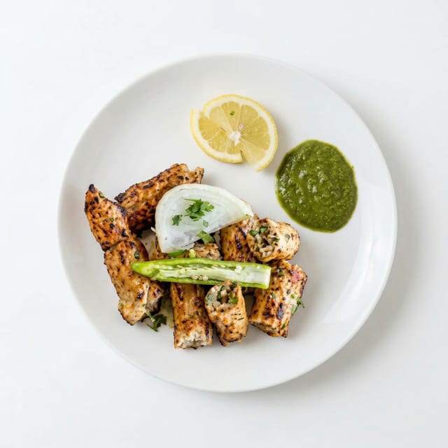 Chicken Seekh Kabab Combo.